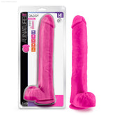 Blush Au Naturel Bold Daddy Realistic 14-Inch Long Dildo With Balls & Suction Cup Base-French Quarter Lingerie
